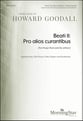 Beati II : Pro Alios Curantibus SSA choral sheet music cover